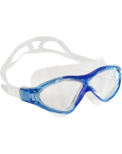 Очки полумаска для плавания взрослая силикон синие E33183 1 Sportex