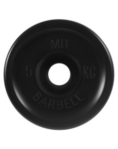 Диск олимпийский d51мм евро классик MB PltBE 5 5 кг черный Mb barbell