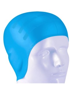Шапочка для плавания B31565 силиконовая анатомическая голубая Sportex