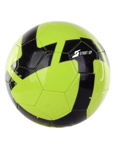 Мяч футбольный для отдыха E5120 р 5 лайм черный Start up