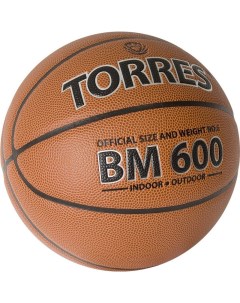 Мяч баскетбольный BM600 B32026 р 6 Torres