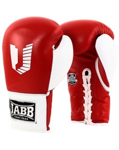 Боксерские перчатки JE 2000 US Rocky красный белый 10oz Jabb
