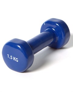 Гантель Sportex виниловая 1 5 кг DB100 B31384 синий York