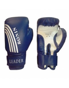 Боксерские перчатки Leader синий 8 oz Ronin
