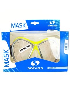 Маска для плавания Phoenix Mask CA520S2GYSTH серебристый желтый Salvas