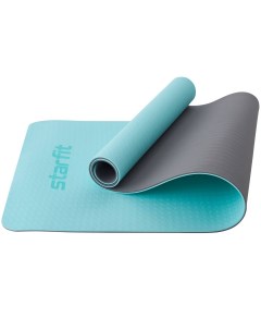 Коврик для йоги и фитнеса 173x61x0 7см TPE FM 201 мятный серый Starfit