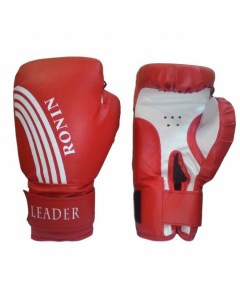 Боксерские перчатки Leader красный 8 oz Ronin