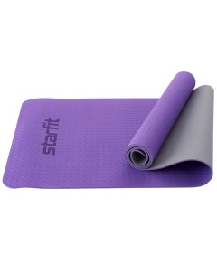 Коврик для йоги и фитнеса 173x61x0 5см TPE FM 201 фиолетовый серый Starfit