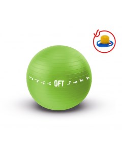 Гимнастический мяч FT GBPRO 65GN 65 см зеленый Original fittools