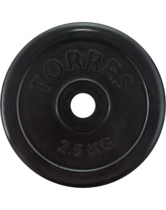 Диск обрезиненный 2 5 кг PL50692 d 25мм Torres