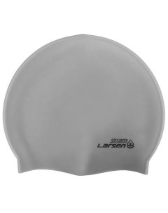 Шапочка плавательная SC12 SC601 серый Larsen