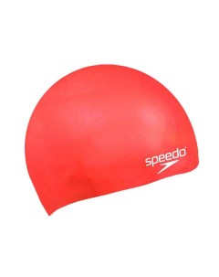 Шапочка для плавания Molded Silicone Cap Jr 8 709900004 красный Speedo
