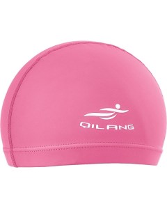 Шапочка для плавания B31551 одноцветная ПУ розовая Sportex