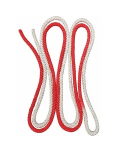Скакалка гимнастическая 3м AB254 красно белая Nobrand