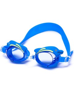 Очки для плавания детские Дельфин DR G1713 синие Larsen