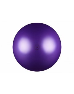 Мяч для художественной гимнастики d19см Нужный спорт FIG металлик AB2801 фиолетовый Alpha caprice