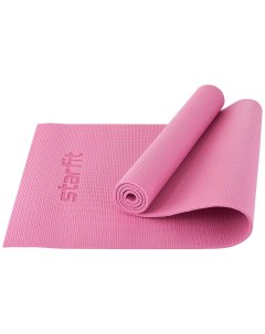 Коврик для йоги и фитнеса 173x61x0 8см PVC FM 101 розовый пастель Starfit