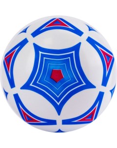 Мяч детский с рисунком Геометрия d23см MD 23 02 ПВХ бело голубой Nobrand