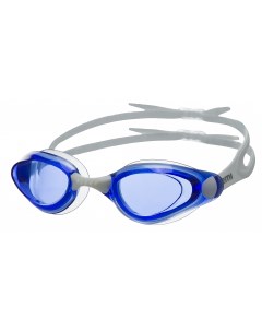 Очки для плавания B401 белый синий Atemi