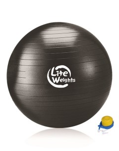 Гимнастический мяч 1869LW 100см ножной насос черный Lite weights