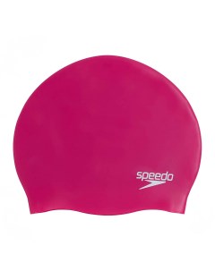 Шапочка для плавания Plain Molded Silicone Cap 8 70984B495 розовый Speedo