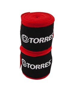 Бинт боксерский эластичный PRLPRL62017R длина 3 5 м ширина 5 5 см 1 пара красный Torres