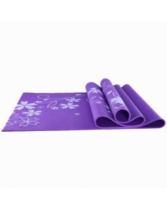 Коврик для йоги и фитнеса BB8303 с принтом фиолетовый Yl-sports