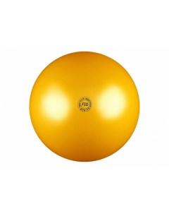 Мяч для художественной гимнастики d19см Нужный спорт FIG металлик AB2801 желтый Alpha caprice