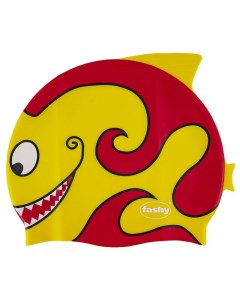 Шапочка для плавания Childrens Silicone Cap 3048 00 80 желто красный Fashy