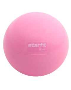 Медбол 2 кг GB 703 розовый пастель Starfit