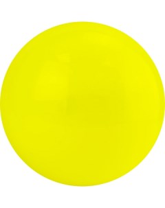 Мяч для художественной гимнастики однотонный AG 15 06 диам 15 см ПВХ желтый Nobrand