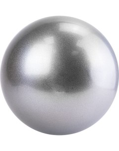 Мяч для художественной гимнастики однотонный d15 см ПВХ AG 15 07 серебристый Nobrand