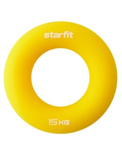 Эспандер кистевой Кольцо d8 8 см 15 кг силикогель ES 404 желтый Starfit