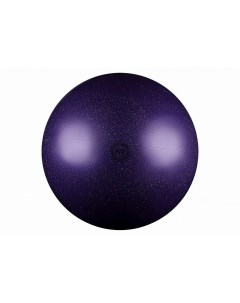 Мяч для художественной гимнастики d19см Нужный спорт FIG металлик с блестками AB2801В фиолетовый Alpha caprice