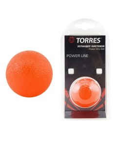 Эспандер мяч кистевой d5см термопластичная резина PL0001 красный Torres