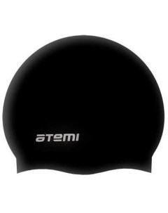 Шапочка для плавания SC301 силикон черный Atemi