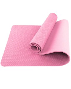 Коврик для йоги ТПЕ 183х61х0 6см E39316 розовый Sportex