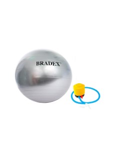 Мяч для фитнеса d85см антивзрыв с насосом SF 0381 Bradex
