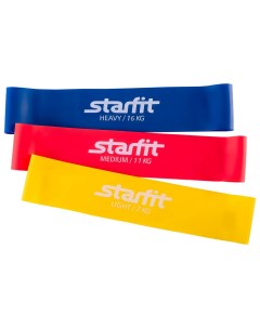 Фитнес резинки латекс комплект 3 шт ES 203 Starfit