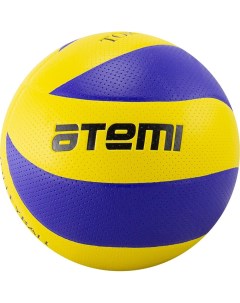 Мяч волейбольный р 5 Tornado синтетическая кожа PVC желтый синий Atemi