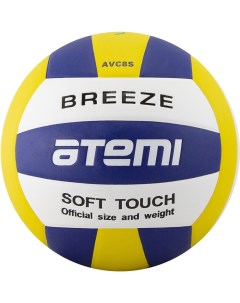 Мяч волейбольный Breeze синтетическая кожа Microfiber син жел бел р 5 Atemi