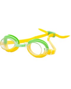 Очки для плавания Top Jr 4105 04 прозрачные линзы желто зеленая оправа Fashy