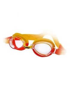 Очки для плавания TOP Jr 4105 03 прозрачные линзы желто оранжевая оправа Fashy