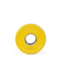 Цветной тренировочный диск D50 мм 1 5 кг желтый 2234 Stecter