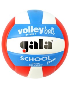 Мяч волейбольный School Foam Colour BV5511S тренировочный р 5 бел голуб красн Gala