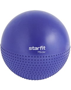 Фитбол полумассажный Core d75см GB 201 темно синий Starfit