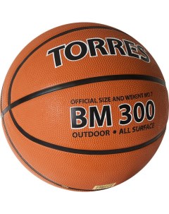Мяч баскетбольный BM300 B02017 р 7 Torres