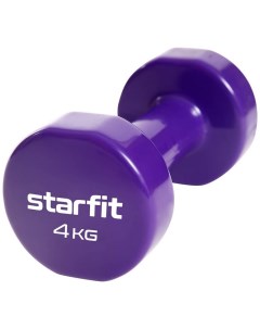 Гантель виниловая Core 4 кг DB 101 фиолетовый Starfit