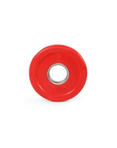 Цветной тренировочный диск D50 мм 2 5 кг красный 2236 Stecter