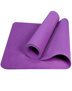 Коврик для йоги 183х61х0 6см ТПЕ E39315 фиолетовый Sportex
